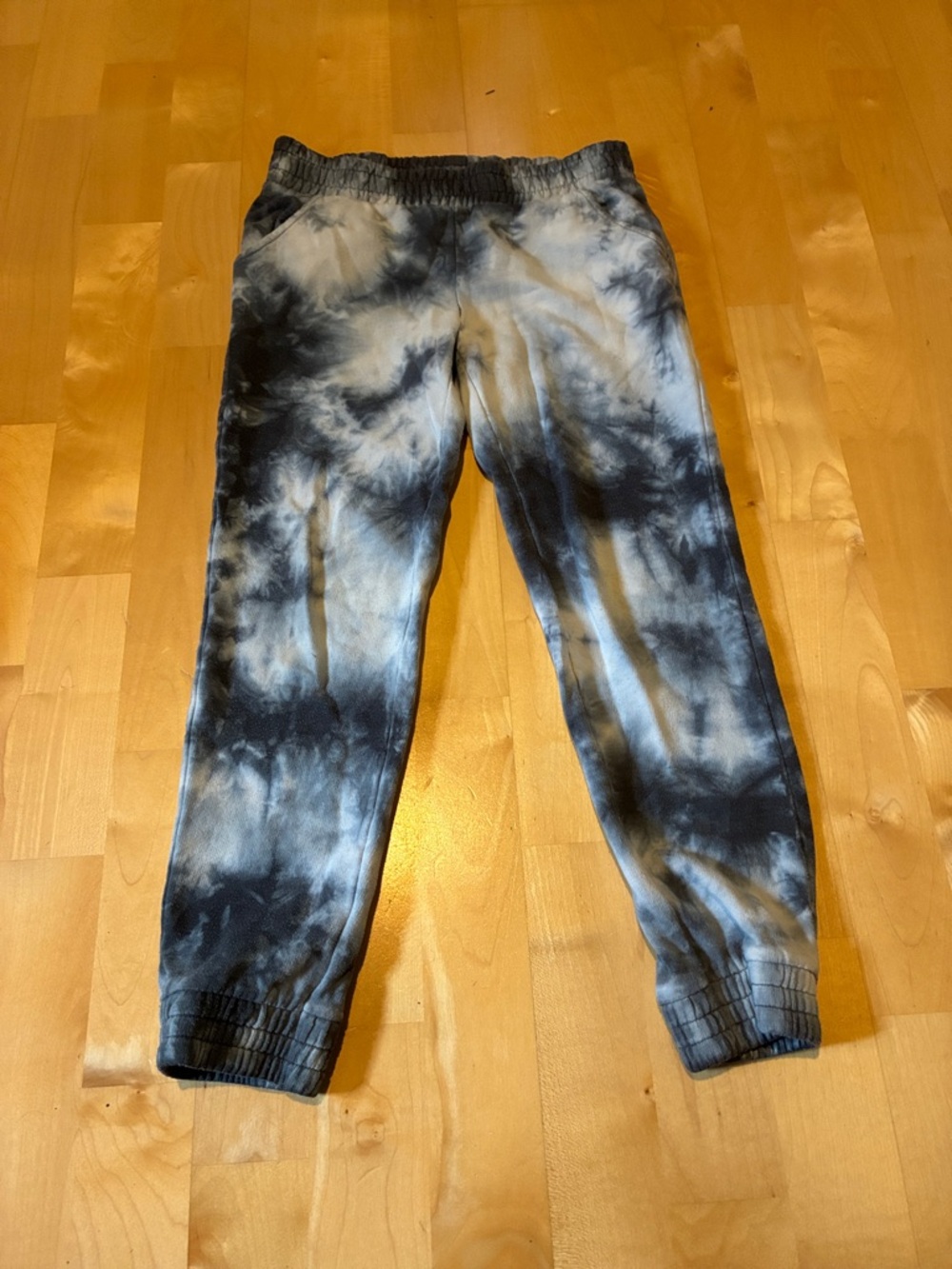 More Than Magic Black & White Tie-Dye Jogger Pants